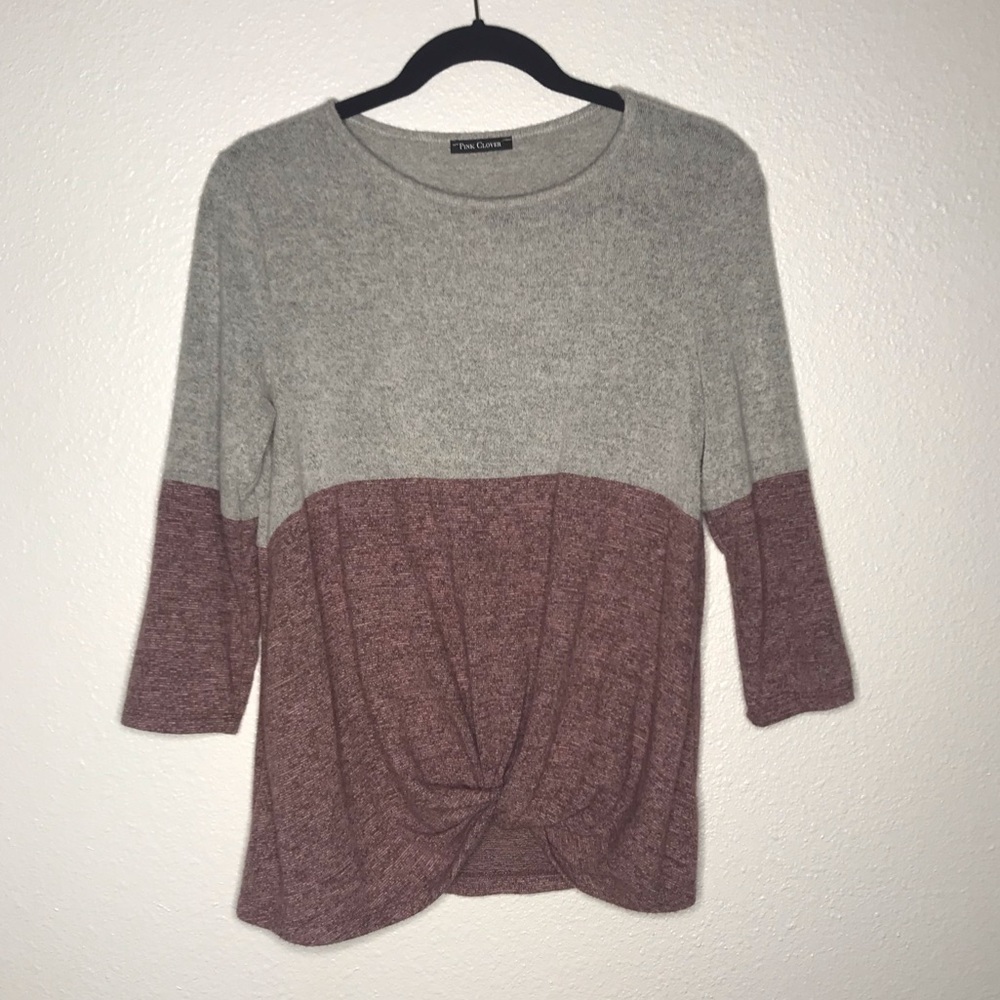 Pink clover top